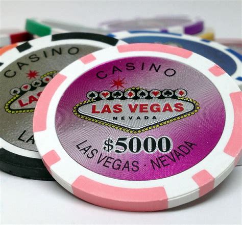 vegas style poker chips